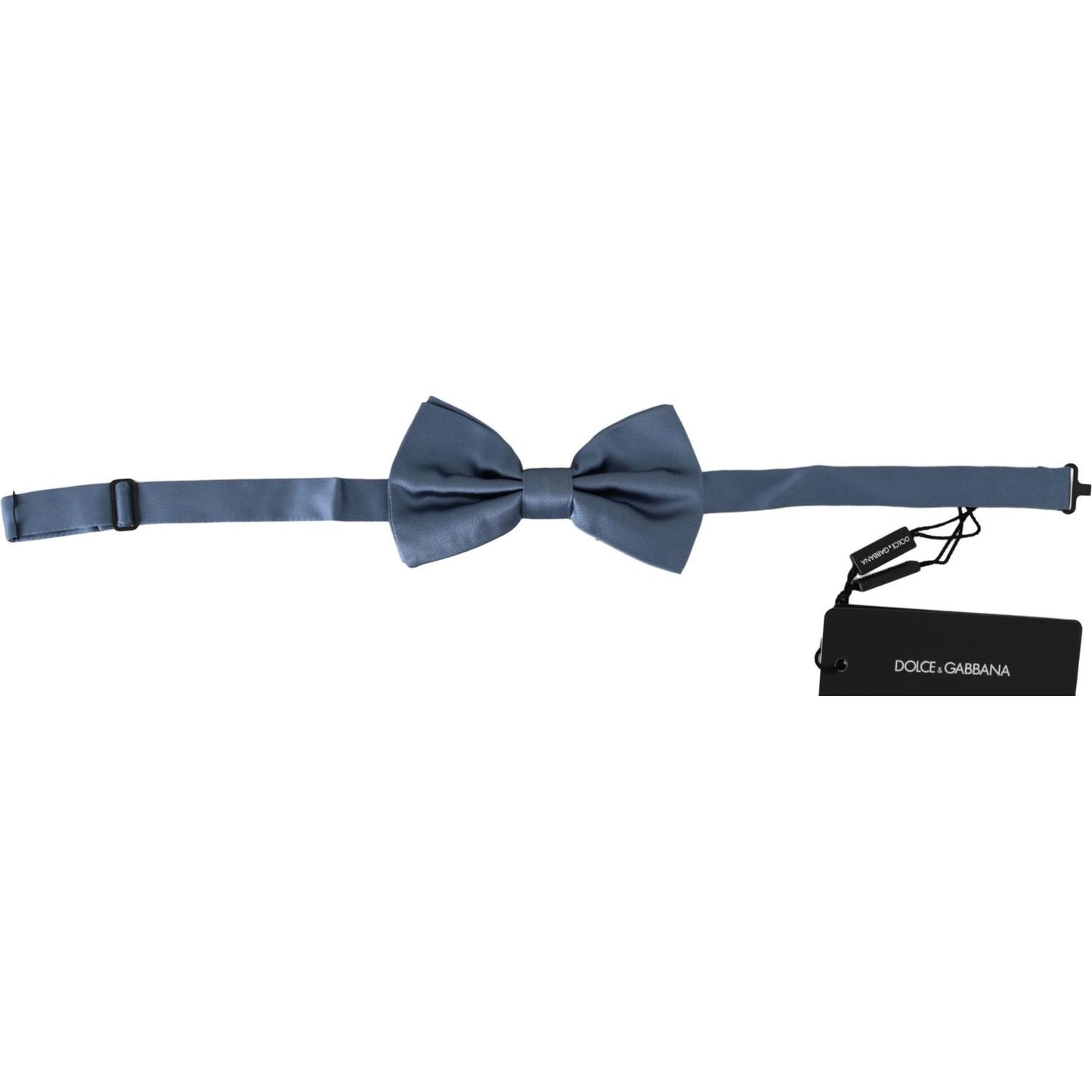 Dolce & Gabbana Elegant Blue Silk Bow Tie Bow Tie Dolce & Gabbana