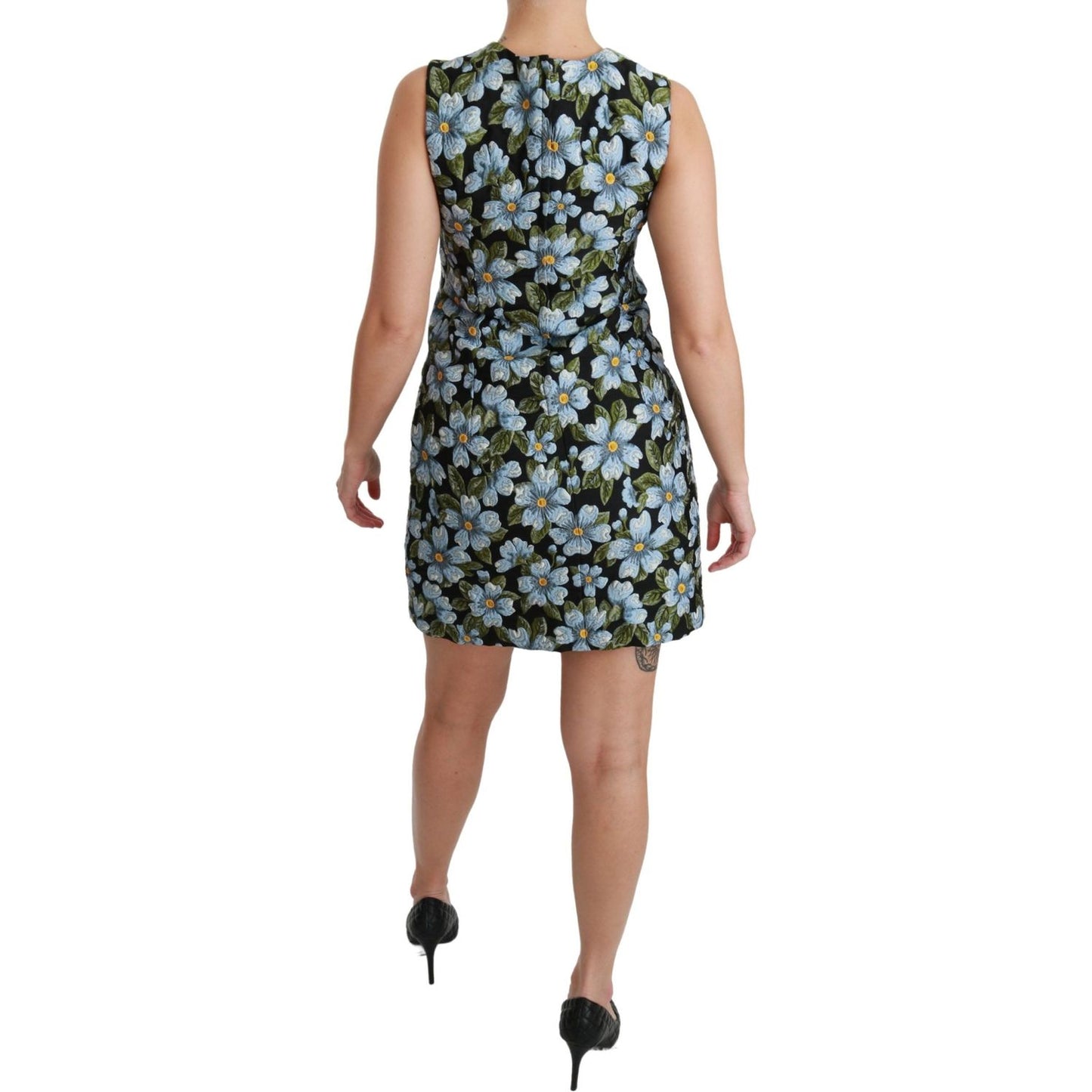 Dolce & Gabbana Elegant Floral Mini Shift Dress Dolce & Gabbana