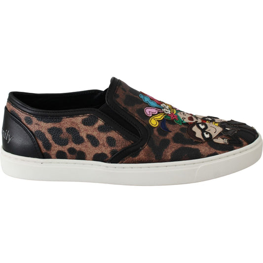 Dolce & Gabbana Leather Leopard #dgfamily Loafers Shoes 11% Natural rubber,12% Cotton,1728,29% Leather,37% PL,67345645728,Brown,Dolce & Gabbana,EU35/US4.5,EU36.5/US6,EU36/US5.5,Loafers - Shoes,Material: 1% Lambskin,New with tags,Shoes,Slip-On Loafers - Lo