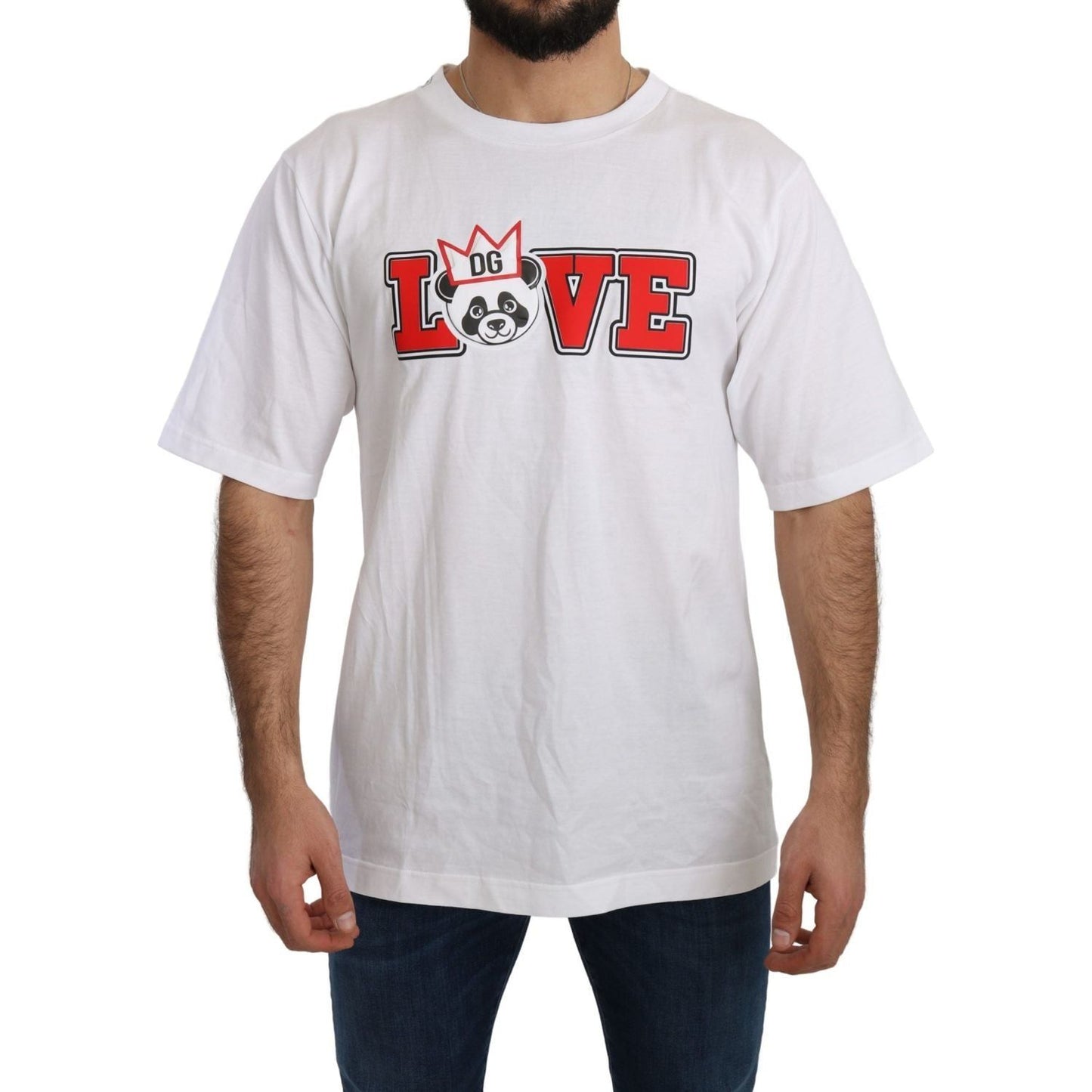 Dolce & Gabbana Panda Love Slim Fit Crewneck Tee Dolce & Gabbana