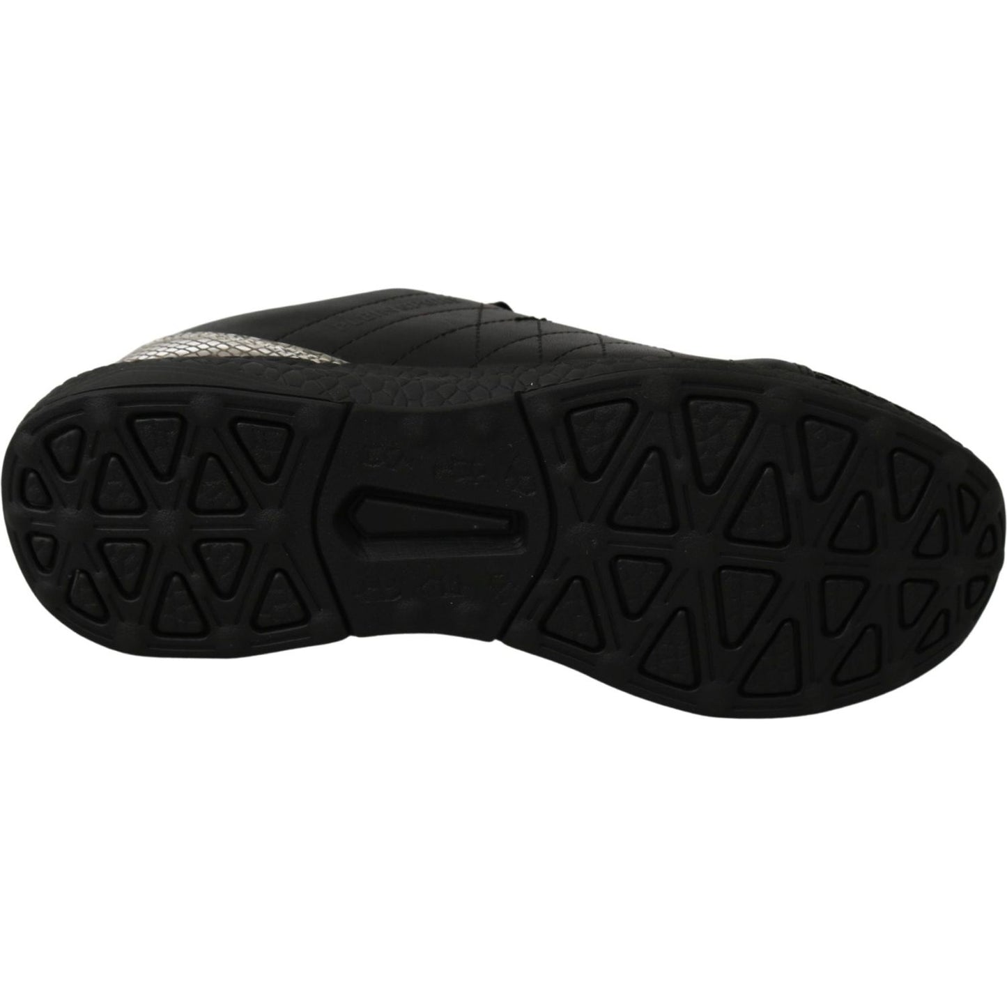 Philipp Plein Black Casual Running Sneakers Shoes