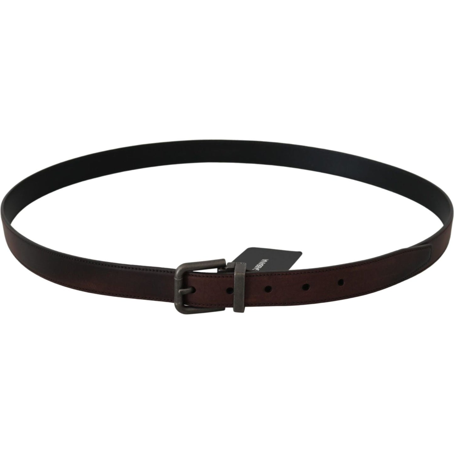 Dolce & Gabbana Elegant Leather Belt in Classic Brown Belt Dolce & Gabbana