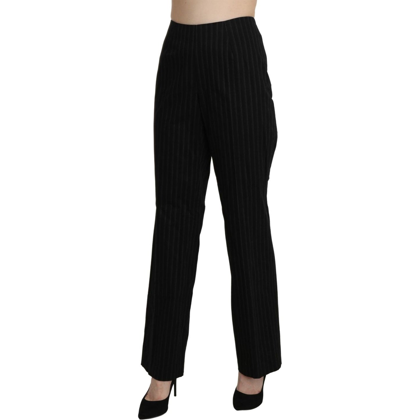 BENCIVENGA Elegant High Waist Black Pants Jeans & Pants BENCIVENGA