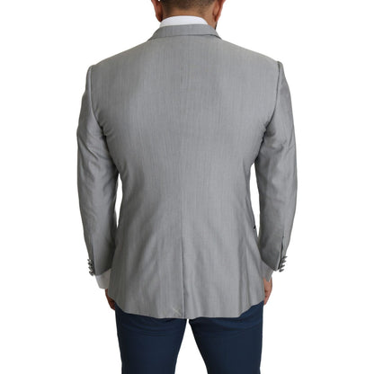 Dolce & Gabbana Light Gray Single Breasted SARTORIA Blazer