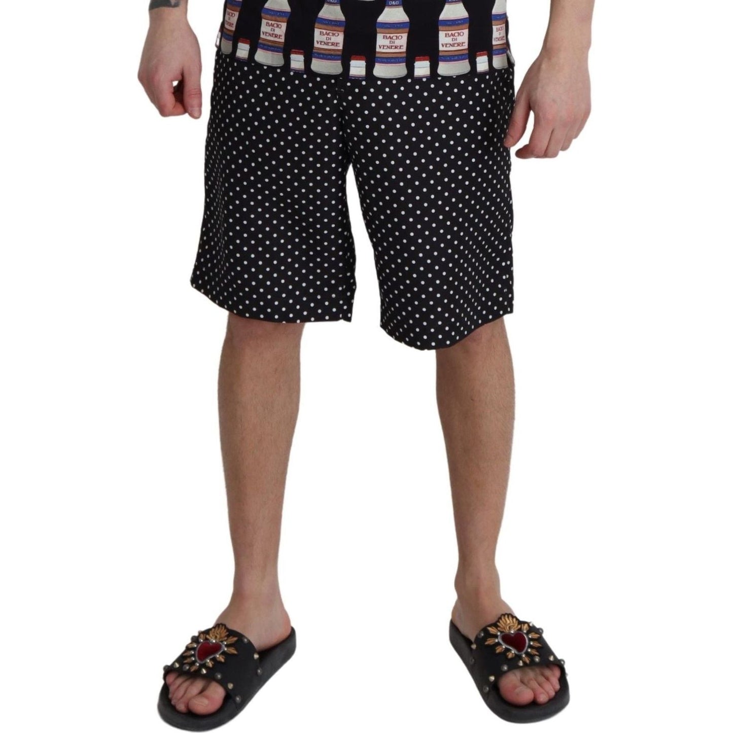 Dolce & Gabbana Polka Dot Elegance Swim Trunks Boxer Dolce & Gabbana