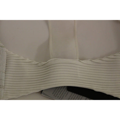 Arzu Kaprol White Lashes Open Back Vest Jacket