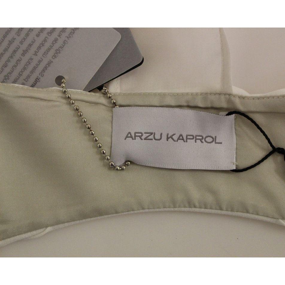 Arzu Kaprol Chic Fringed Open Back Vest Arzu Kaprol