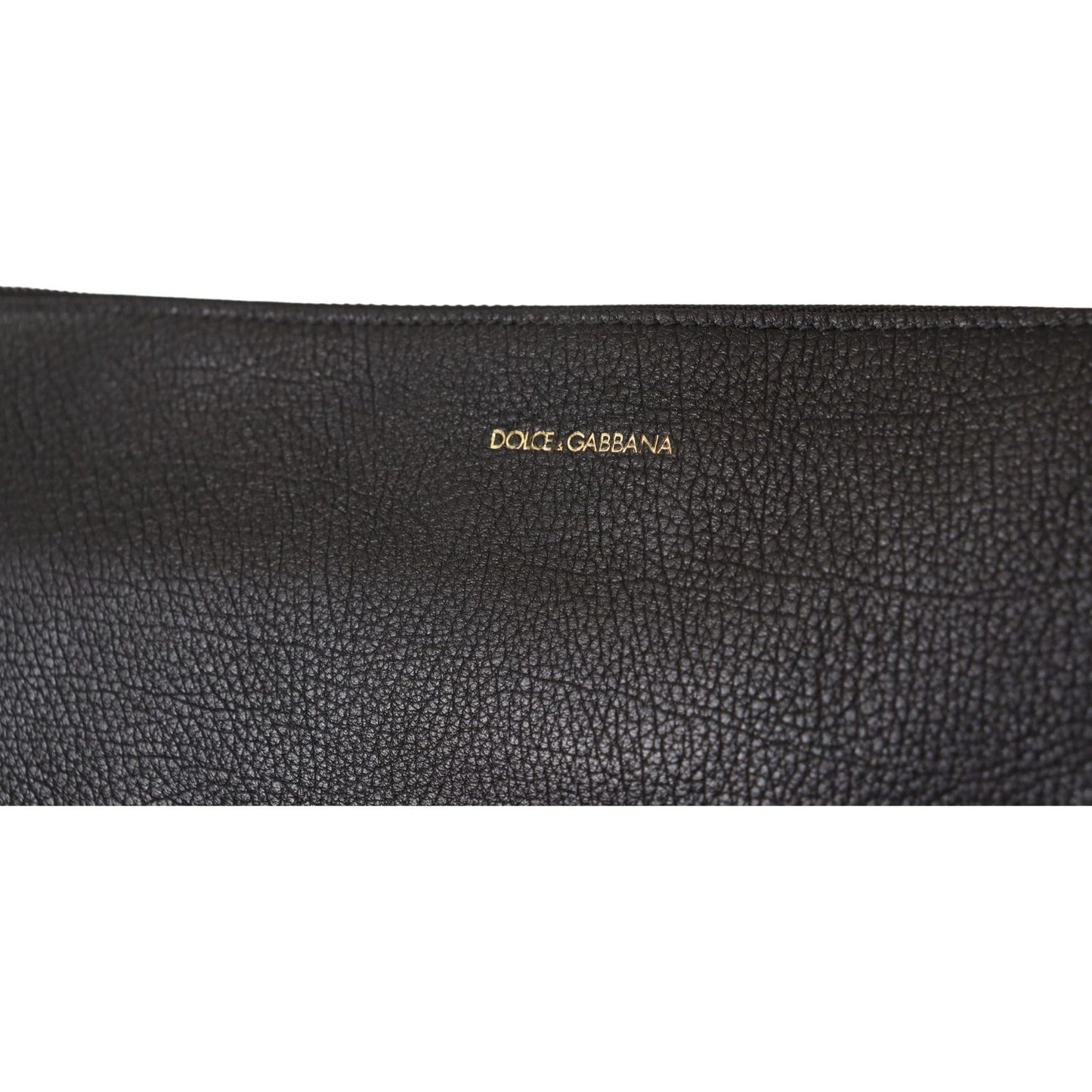 Dolce & Gabbana Elegant Black Leather Sling Shoulder Bag Dolce & Gabbana