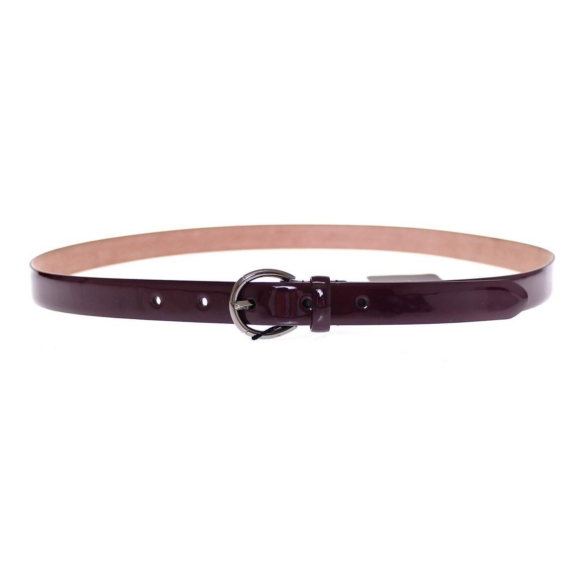 Dolce & Gabbana Elegant Purple Leather Belt - Italian Elegance WOMAN BELTS Dolce & Gabbana