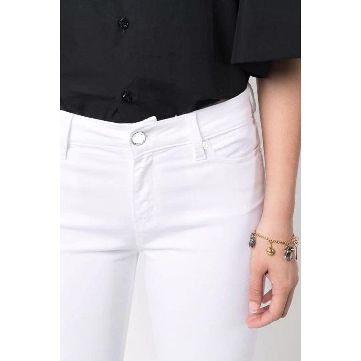 Love Moschino White Cotton Women Jeans Love Moschino