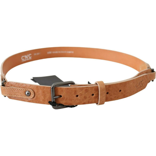 Costume National Chic Light Brown Leather Fashion Belt Costume National