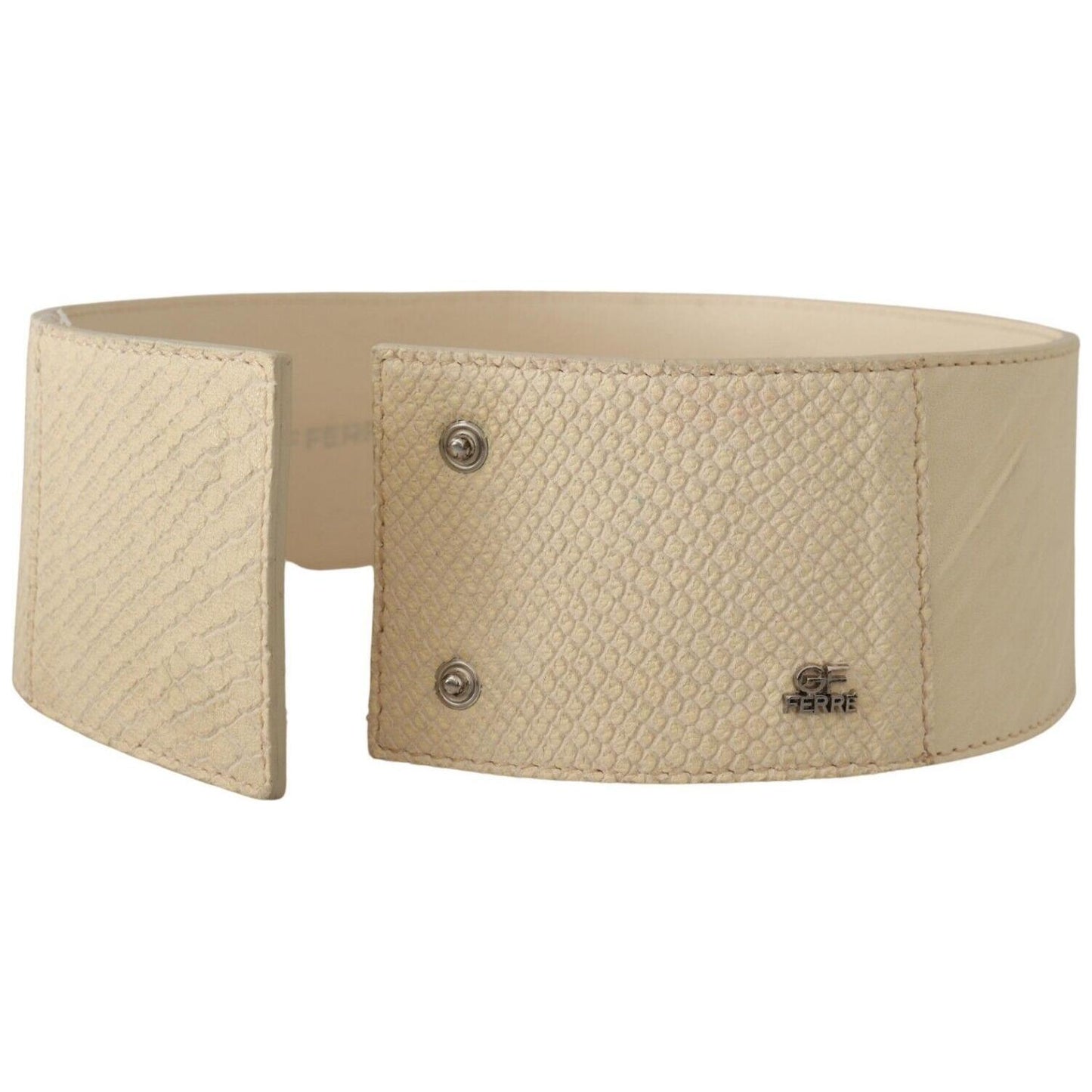 GF Ferre Elegant Off-White Fashion Belt GF Ferre