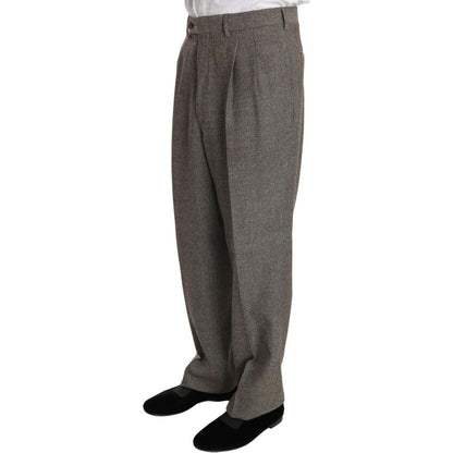 Fendi Brown Wool Regular Single Breasted Suit Fendi