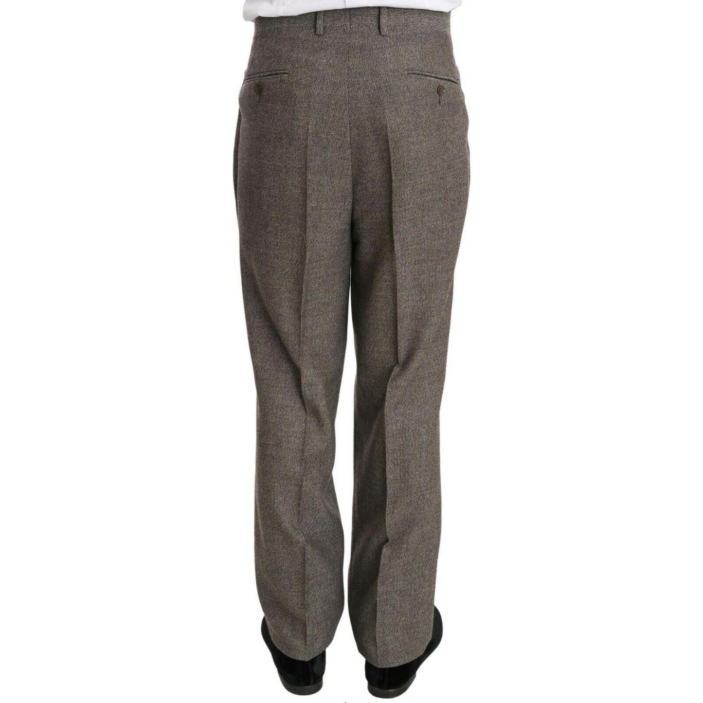 Fendi Brown Wool Regular Single Breasted Suit Fendi