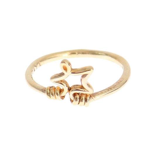 Nialaya Elegant Gold-Plated Sterling Silver Ring Ring Nialaya