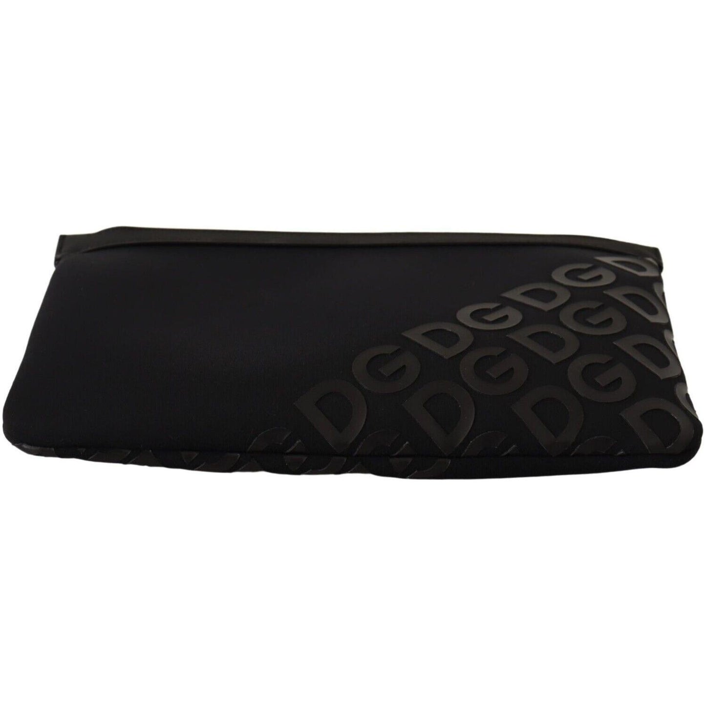 Dolce & Gabbana Sleek Black Monogram Neoprene Fanny Pack Dolce & Gabbana