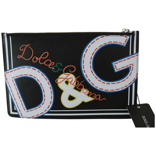 Dolce & Gabbana Elegant Black Leather Coin Wallet Dolce & Gabbana