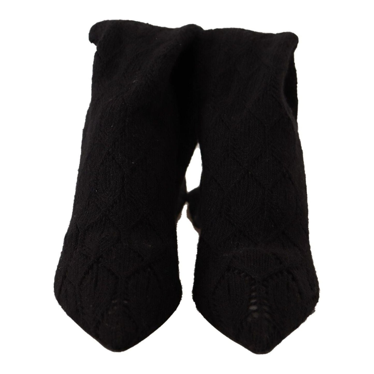 Dolce & Gabbana Elegant Black Stretch Socks Boots Dolce & Gabbana