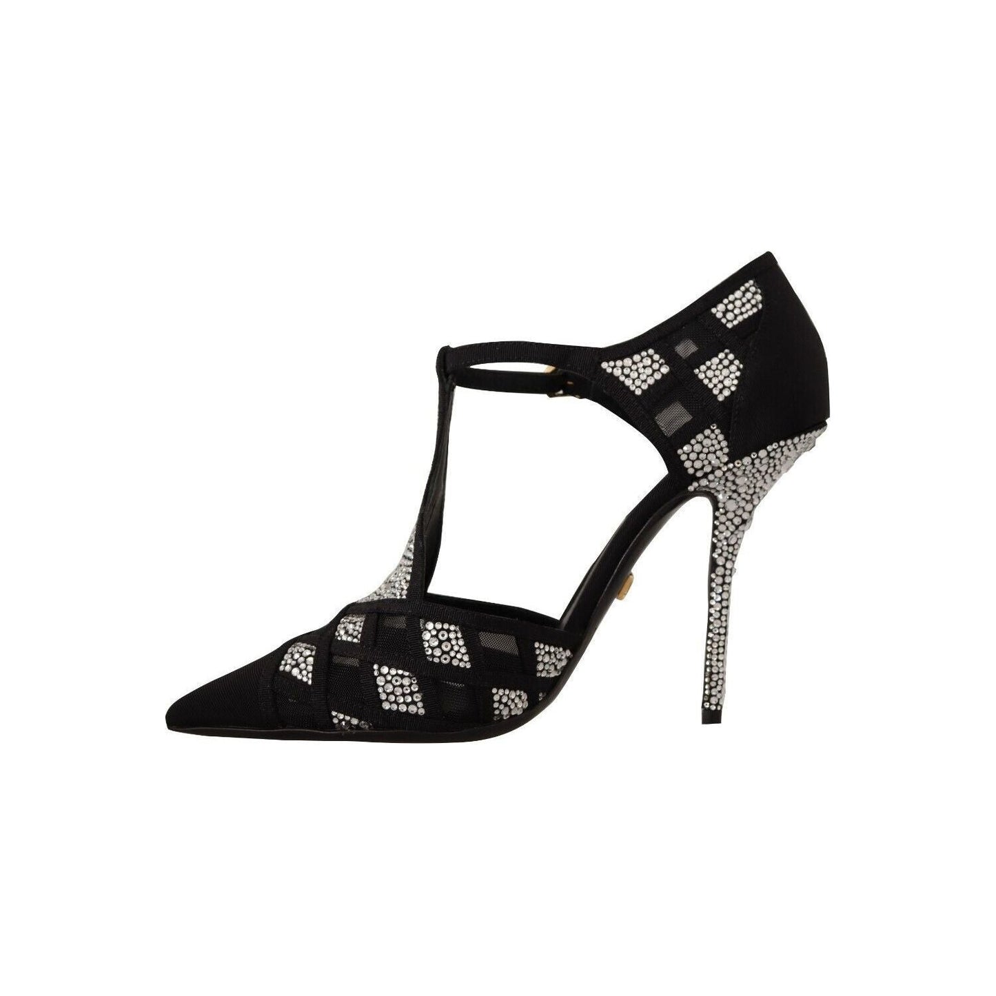 Dolce & Gabbana Elegant Crystal-Embellished Suede Pumps Dolce & Gabbana