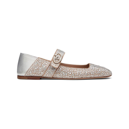 Valentino Garavani Flat shoes Silver Flat Shoes Valentino Garavani