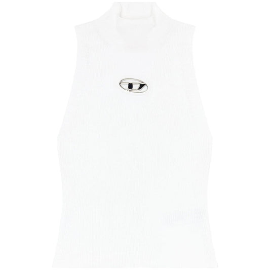Diesel Top White Topwear Diesel White Smoke