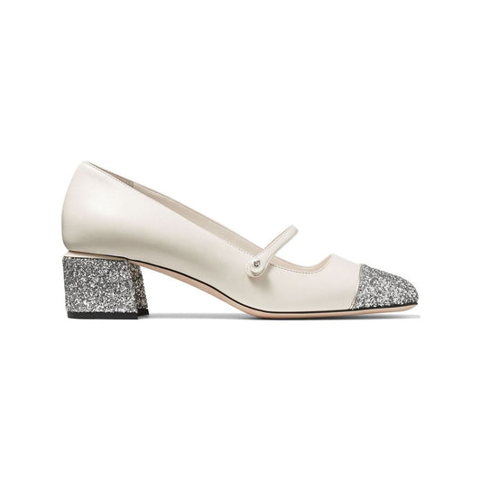 Jimmy Choo With Heel Silver High Heel Jimmy Choo Light Gray