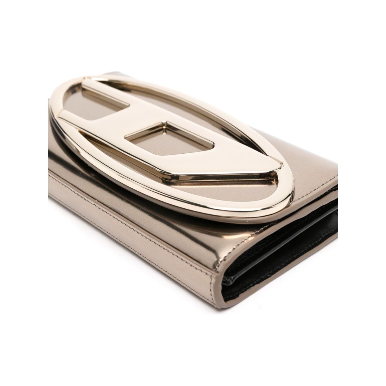 Diesel Bags.. Golden Clutches Diesel Light Gray