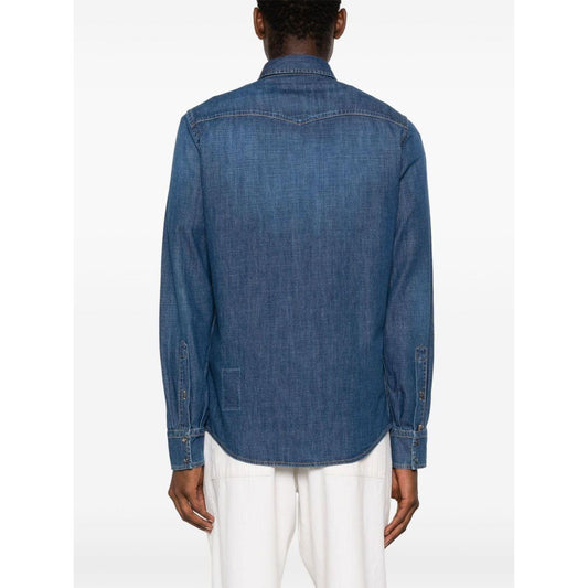Jacob Cohen Shirts Clear Blue Shirts Jacob Cohen White Smoke