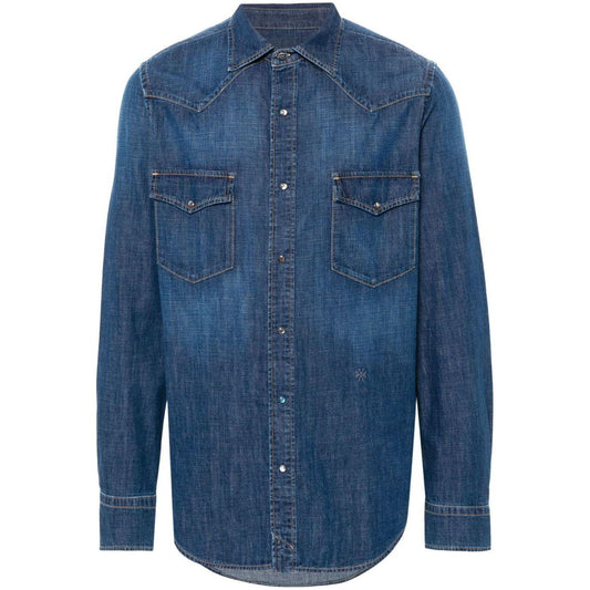 Jacob Cohen Shirts Clear Blue Shirts Jacob Cohen Dark Slate Gray