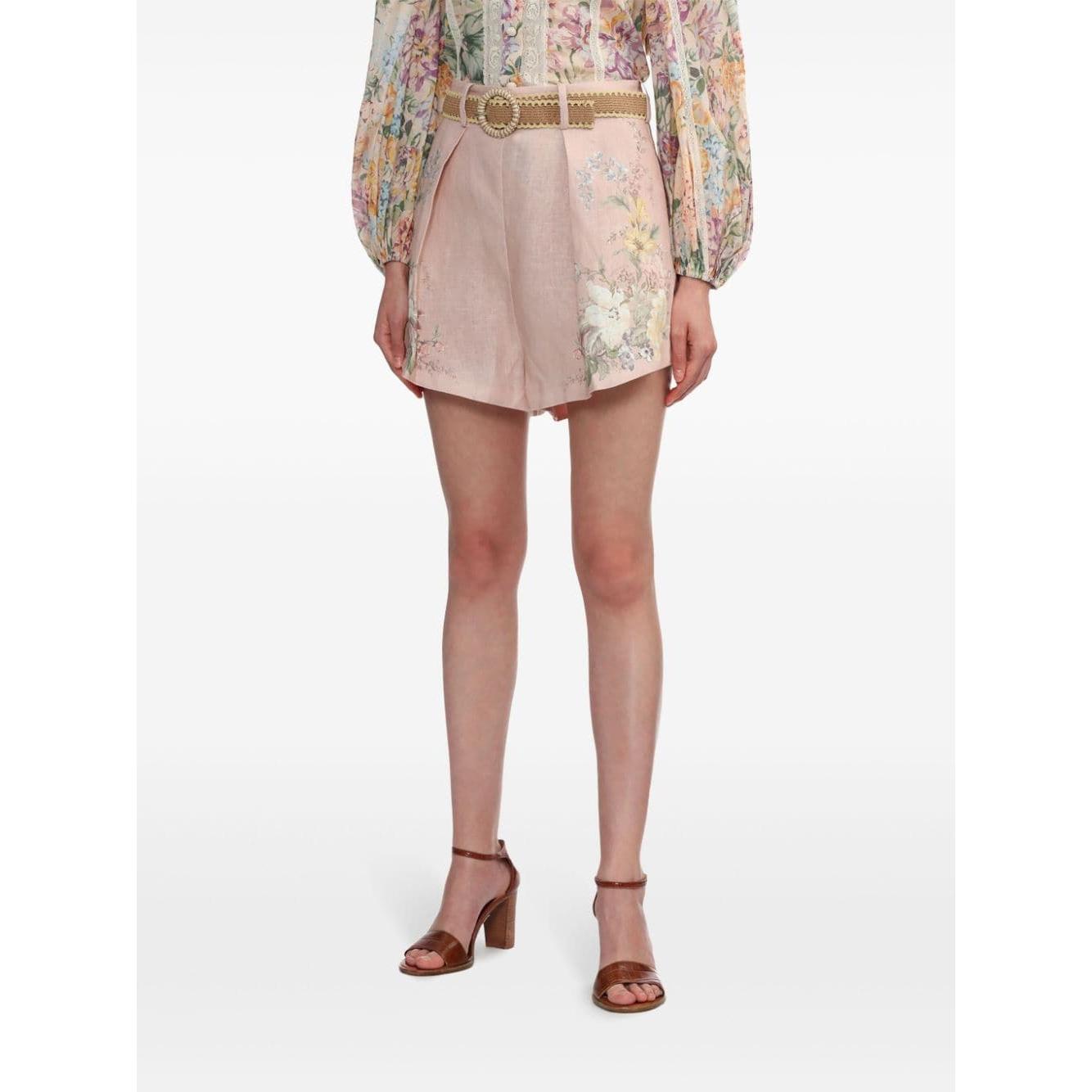 Zimmermann Shorts Pink Short trousers Zimmermann