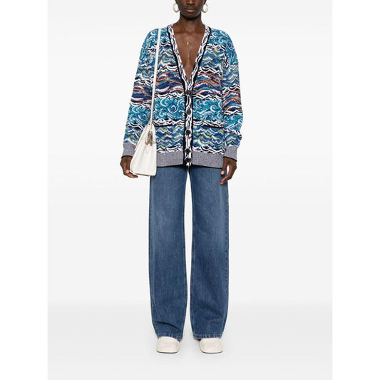 Missoni Missoni Sweaters Clear Blue Topwear Missoni