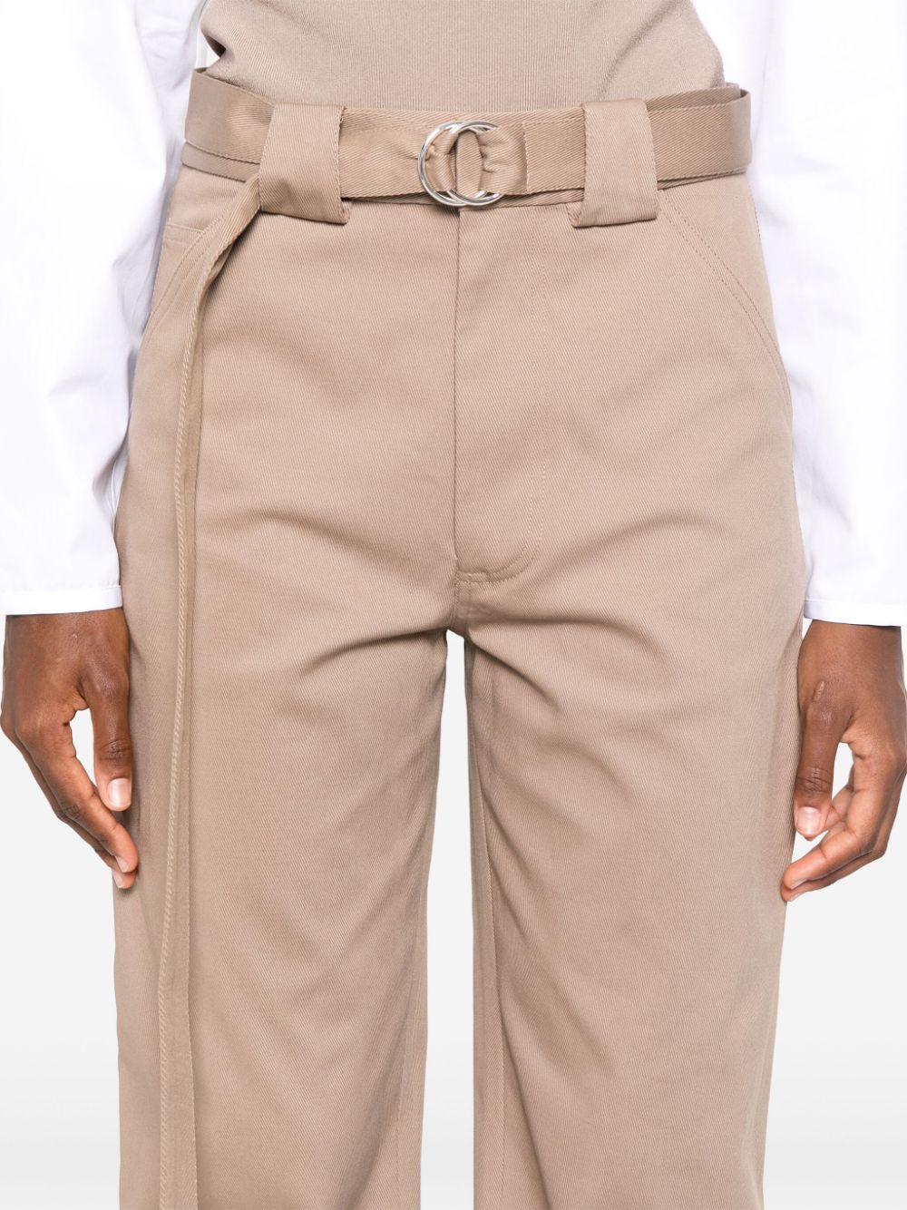 Alaia Trousers Beige Trousers Alaia