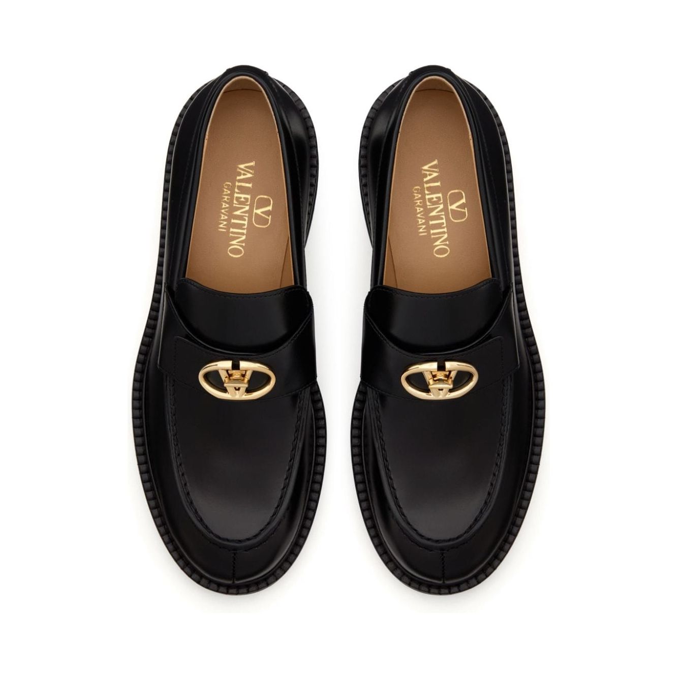 Valentino Garavani Flat shoes Black Moccasins Valentino Garavani