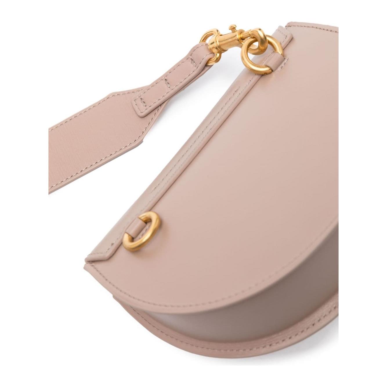 Chloè Marcie Mini Leather Crossbody Bag in Powder Shoulder Chloè Gray