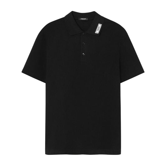 Versace T-shirts and Polos Black Topwear Versace