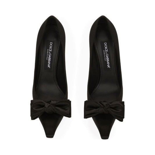 Dolce & Gabbana Satin pumps with bow detail