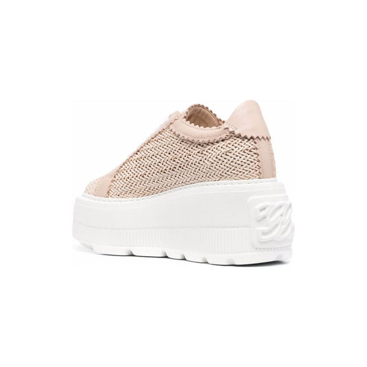 Casadei Sneakers Pink Sneakers Casadei Antique White