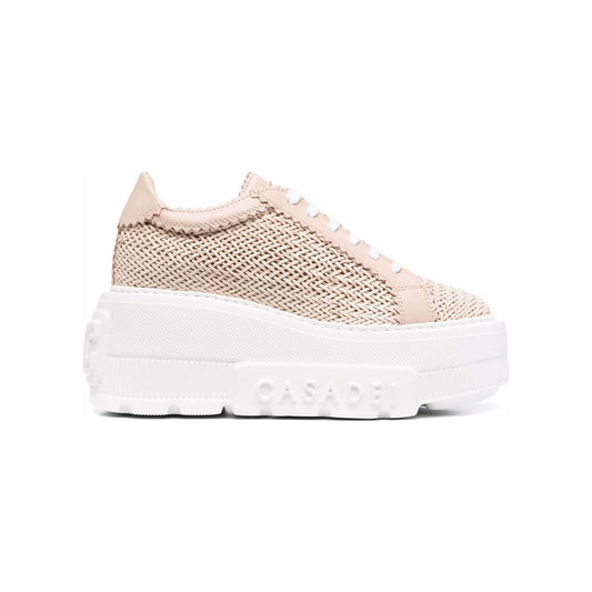 Casadei Sneakers Pink Sneakers Casadei Antique White