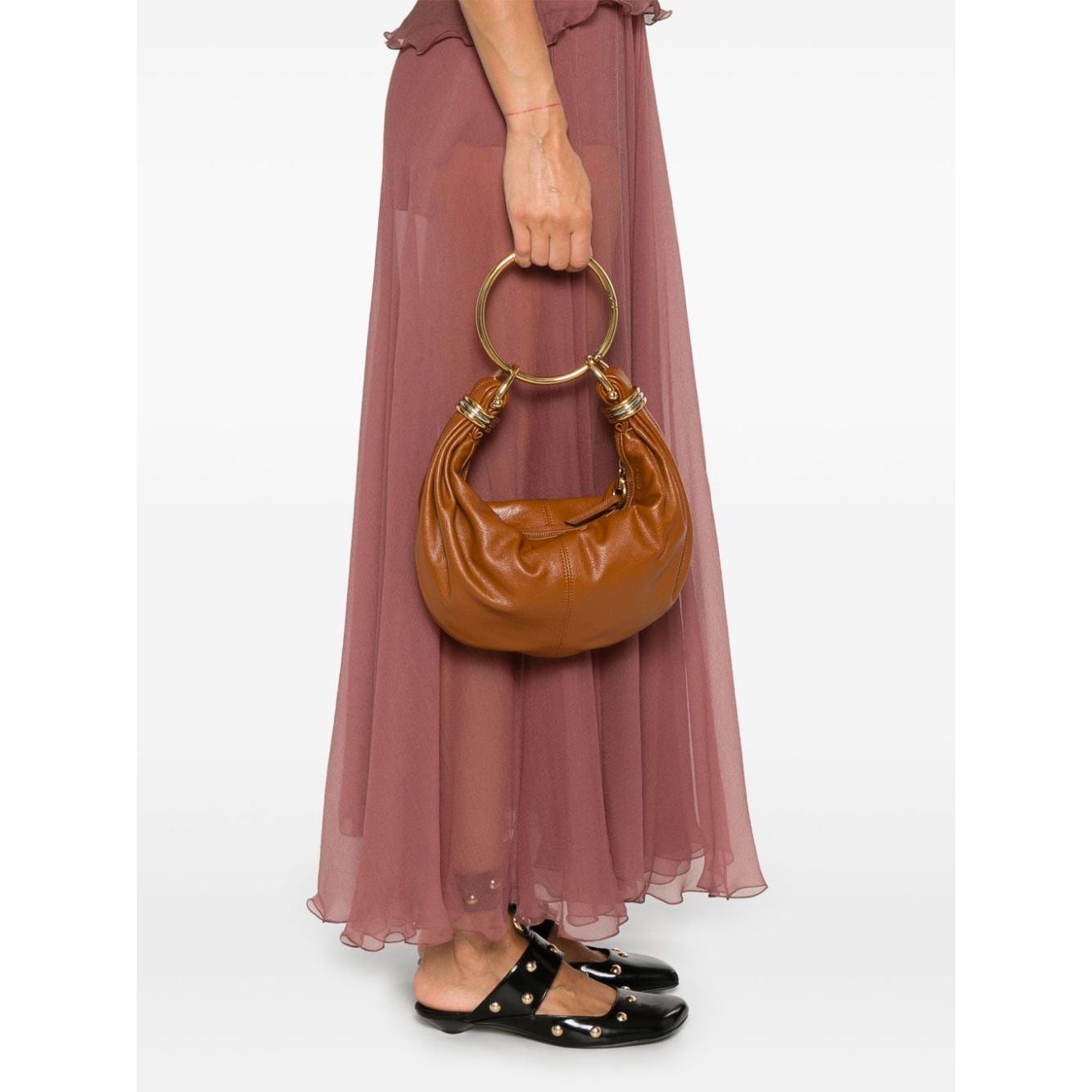 Chloè Chloé Bracelet Small Leather Shoulder Bag Handbag Chloè Sienna