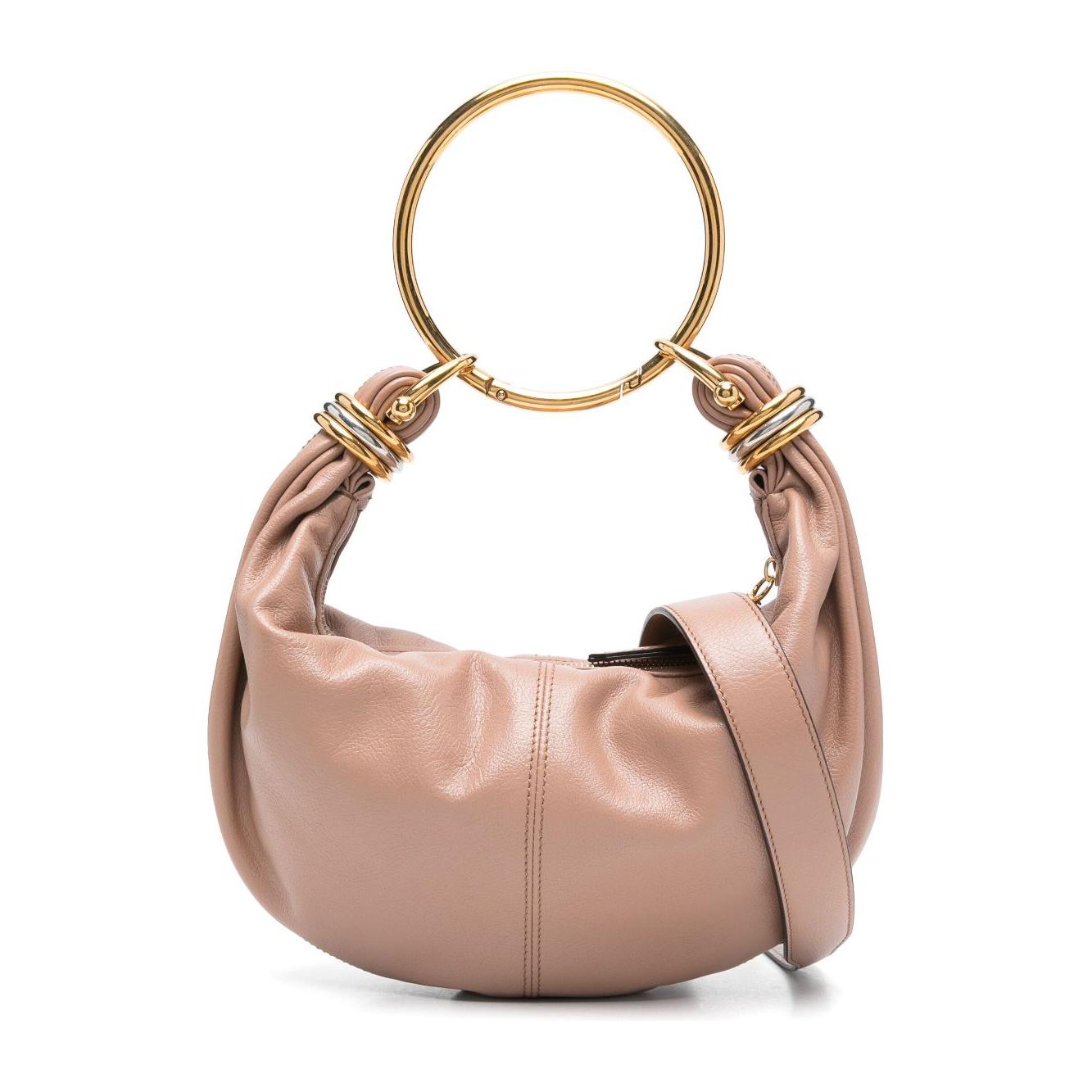 Chloè Chloé Small Bracelet Hobo Bag Handbag Chloè Rosy Brown