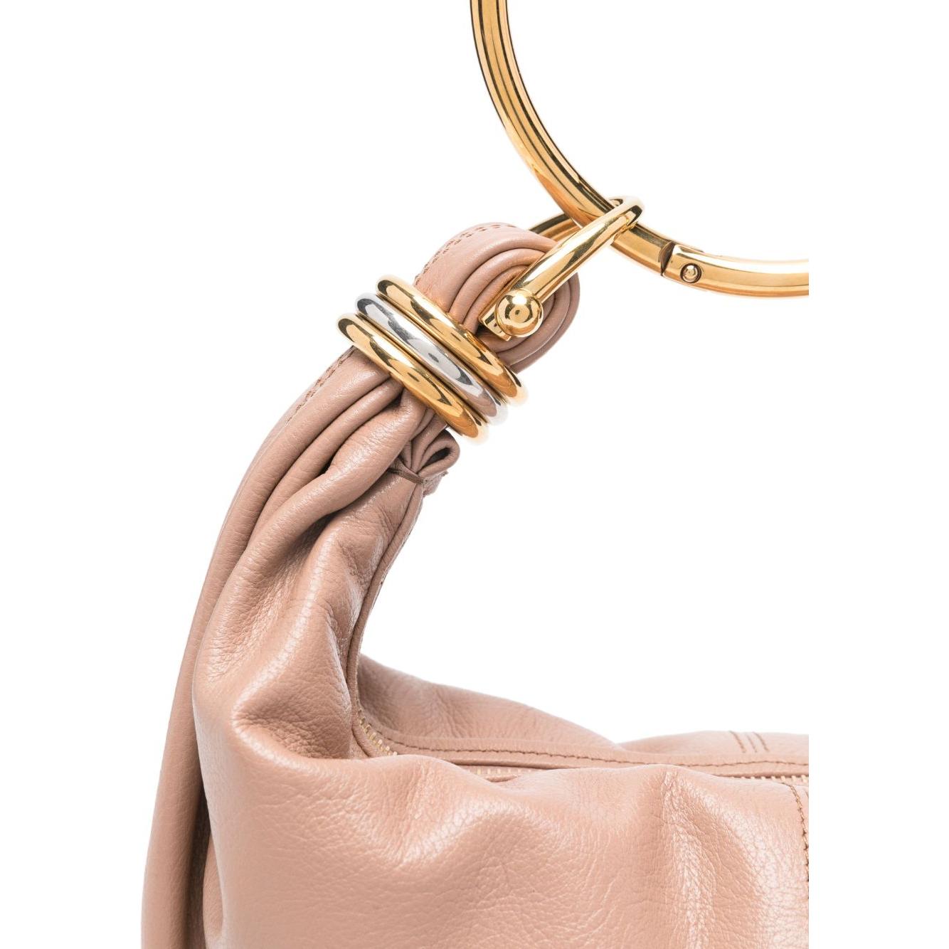 Chloè Chloé Small Bracelet Hobo Bag Handbag Chloè Tan