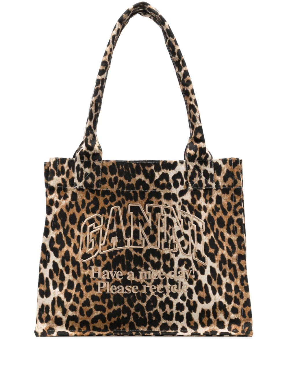 GANNI Bags.. Brown Shopper Ganni