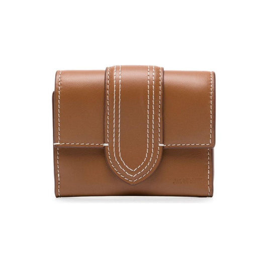 JACQUEMUS Wallets Leather Brown