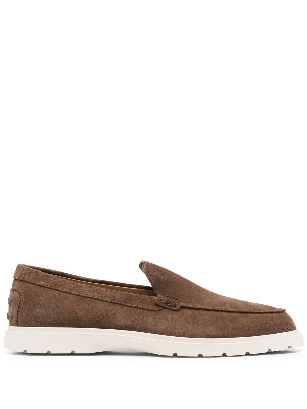 Tod's Flat shoes Brown Moccasins Tod'S Dark Olive Green