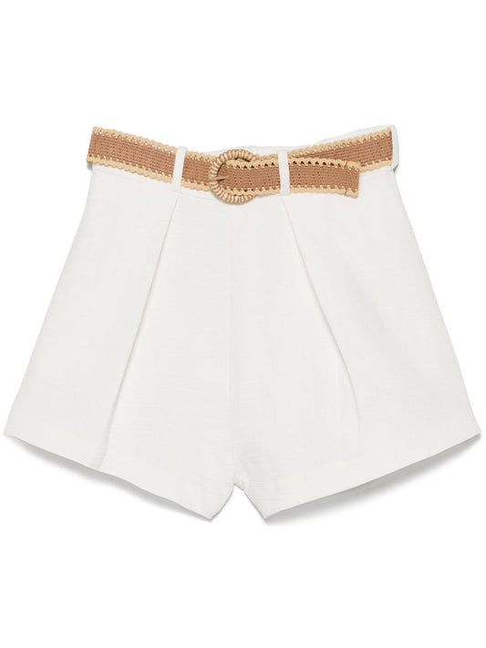 Zimmermann Shorts White Short trousers Zimmermann