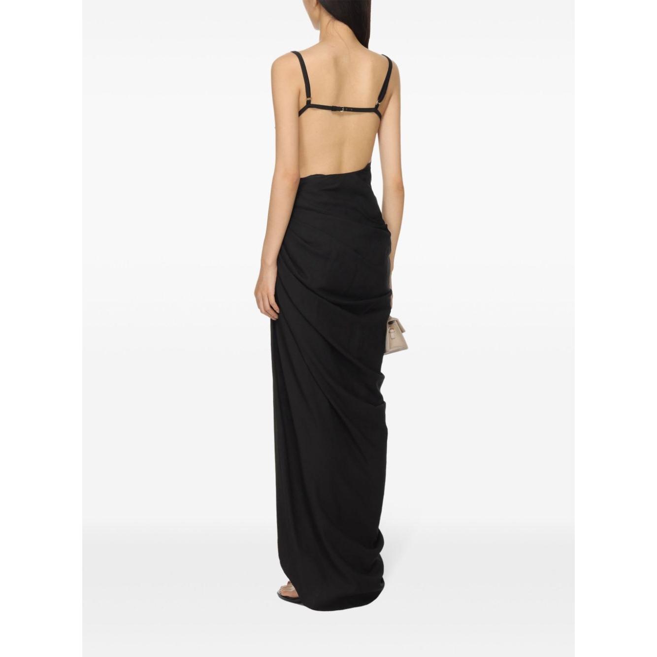JACQUEMUS Dresses Black Dresses JACQUEMUS Dark Slate Gray