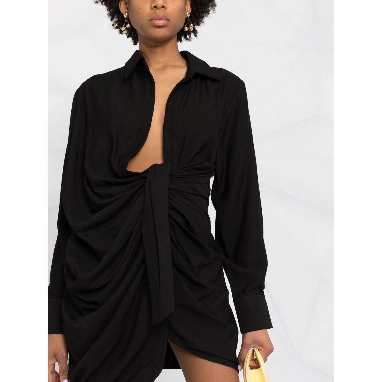 JACQUEMUS Dresses Black Dresses JACQUEMUS Light Gray