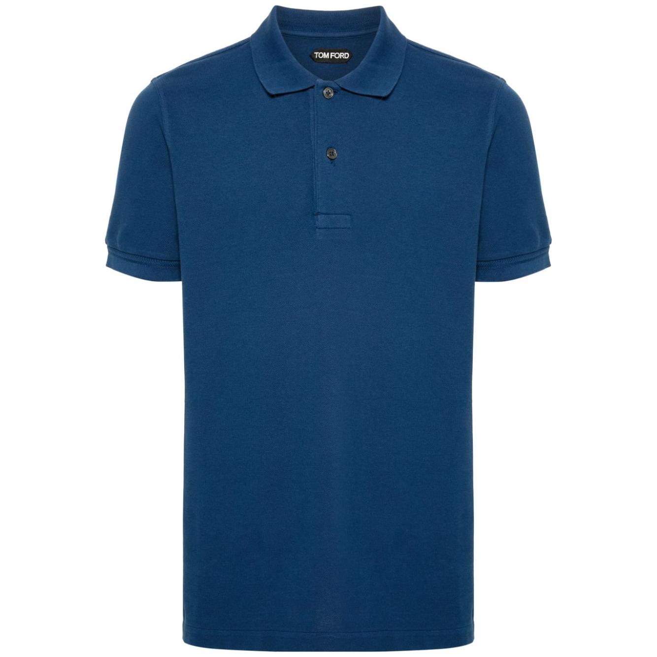 Tom Ford T-shirts and Polos Blue Topwear Tom Ford