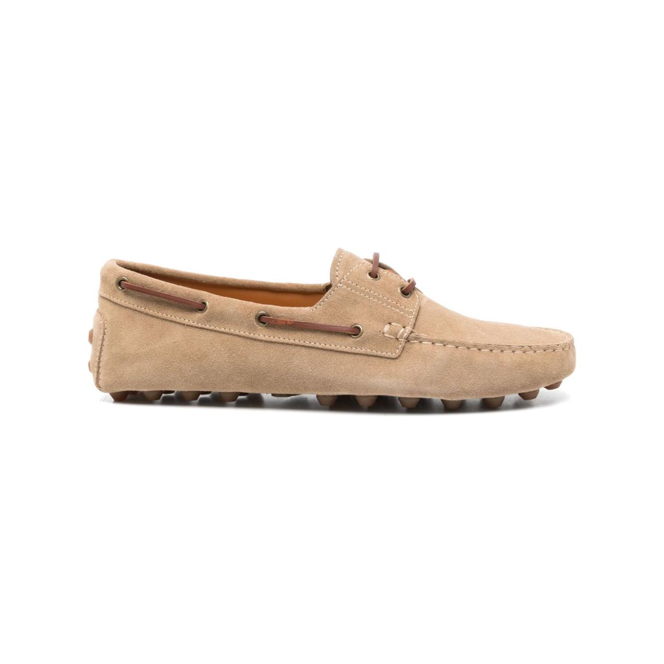 Tod's Flat shoes Beige Moccasins Tod'S Rosy Brown