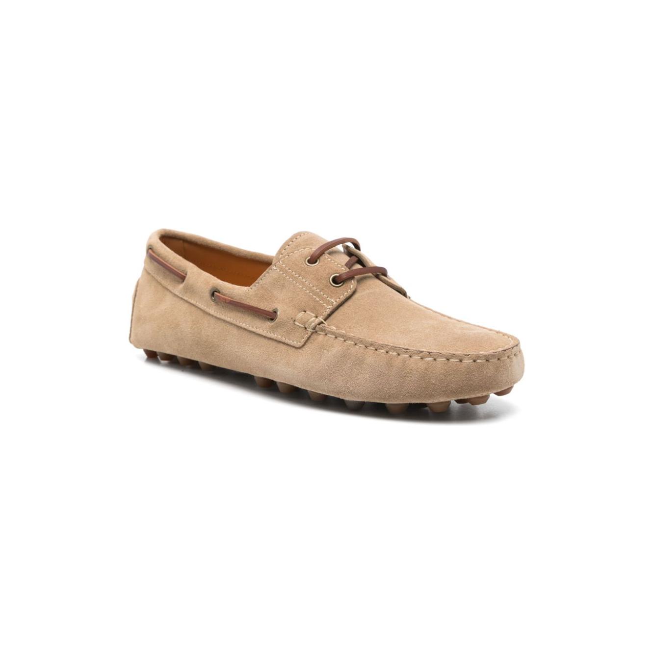 Tod's Flat shoes Beige Moccasins Tod'S Rosy Brown
